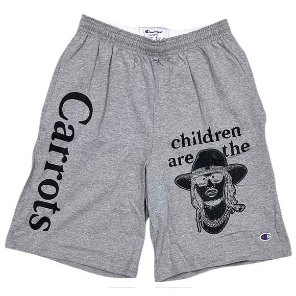 Carrots By Anwar Carrots Men's X Children Are The Future Champion Sweat Shorts - Picture 1 of 2
